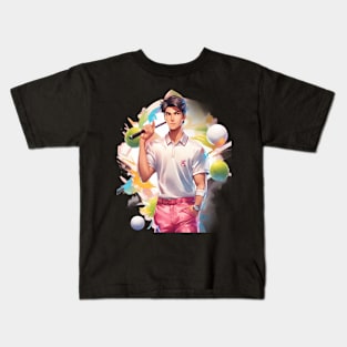 Anime Kpop Golfer Kids T-Shirt